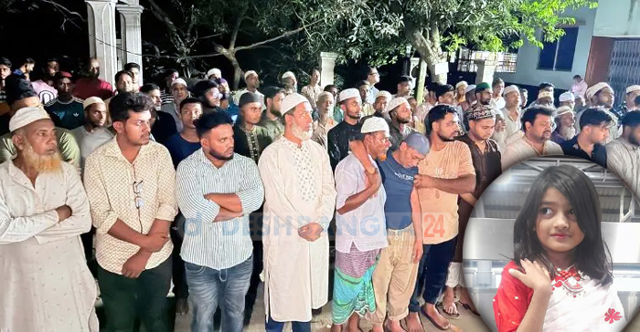 দাদা-দাদির কবরের পাশে চিরনিদ্রায় শায়িত শিশু রামিসা