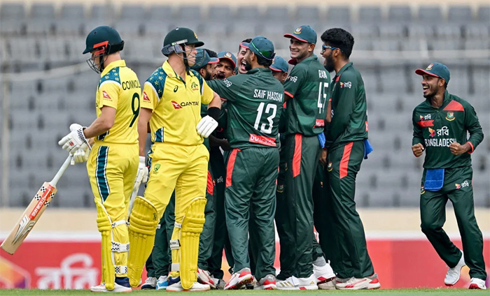 দীর্ঘ ২১ বছর পর অস্ট্রেলিয়াকে ওয়ানডেতে হারালো বাংলাদেশ